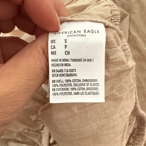 American Eagle Outfitters Blush Embroidered Blouse - Picture 3 of 3